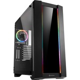 Sharkoon ELITE SHARK CA200G, Big-Tower-Gehäuse schwarz, Tempered Glass
