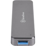 SilverStone SST-MS09C USB 3.1, Laufwerksgehäuse dunkelgrau