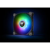 Thermaltake Pure Duo 14 ARGB Sync Radiator Fan, Gehäuselüfter schwarz/transparent, 2er Set, 1x Controller, 140 mm