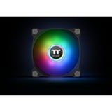 Thermaltake Pure Duo 14 ARGB Sync Radiator Fan, Gehäuselüfter schwarz/transparent, 2er Set, 1x Controller, 140 mm