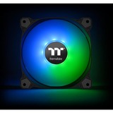 Thermaltake Pure Plus 12 RGB Radiator Fan TT Premium Edition, Gehäuselüfter schwarz, 3er Set, 1x Controller, 120 mm