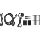Thermaltake Pure Plus 12 RGB Radiator Fan TT Premium Edition, Gehäuselüfter schwarz, 3er Set, 1x Controller, 120 mm