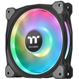 Thermaltake Riing Duo 14 RGB Radiator Fan 3 Pack, Gehäuselüfter schwarz, 3er Set, 1x Controller