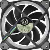 Thermaltake Riing Plus 14 LED RGB Radiator Fan TT Premium, Gehäuselüfter schwarz, 3er Set, 1x Controller, 140 mm