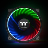 Thermaltake Riing Plus 20 LED RGB Case Fan TT Premium Edition, Gehäuselüfter schwarz, ohne Controller