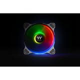 Thermaltake Riing Quad 12 RGB Radiator Fan TT Premium Edition 3 Pack, Gehäuselüfter weiß, 3er Set, 1x Controller