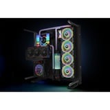 Thermaltake Riing Quad 14 RGB Radiator Fan TT Premium Edition 3 Pack, Gehäuselüfter weiß, 3er Set, 1x Controller