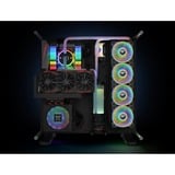 Thermaltake Riing Quad 14 RGB Radiator Fan TT Premium Edition 3 Pack, Gehäuselüfter weiß, 3er Set, 1x Controller, 140 mm