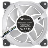 Thermaltake Riing Quad 14 RGB Radiator Fan TT Premium Edition 3 Pack, Gehäuselüfter weiß, 3er Set, 1x Controller, 140 mm