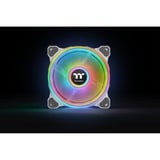 Thermaltake Riing Quad 14 RGB Radiator Fan TT Premium Edition 3 Pack, Gehäuselüfter weiß, 3er Set, 1x Controller, 140 mm