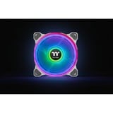 Thermaltake Riing Quad 14 RGB Radiator Fan TT Premium Edition 3 Pack, Gehäuselüfter weiß, 3er Set, 1x Controller, 140 mm