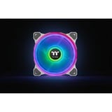 Thermaltake Riing Quad 14 RGB Radiator Fan TT Premium Edition 3 Pack, Gehäuselüfter weiß, 3er Set, 1x Controller