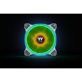 Thermaltake Riing Quad 14 RGB Radiator Fan TT Premium Edition 3 Pack, Gehäuselüfter weiß, 3er Set, 1x Controller