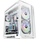 Thermaltake View 51 TG Snow ARGB Edition, Tower-Gehäuse weiß, Tempered Glass