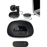 Logitech GROUP, Webcam schwarz/silber
