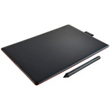 Wacom One by Wacom, Grafiktablett schwarz/rot, Medium