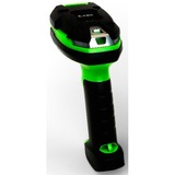 Zebra LI3678-ER, Barcode-Scanner anthrazit/grün, Kit mit USB-Kabel, Netzteil und Ladestation, ohne Netzkabel