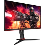 AOC 24G2ZE/BK, Gaming-Monitor 61 cm (24 Zoll), schwarz/rot, FullHD, IPS, AMD Free-Sync Premium, 240Hz Panel