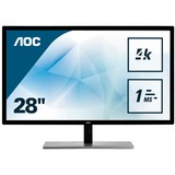 AOC U2879VF, Gaming-Monitor 70.9 cm(28 Zoll), schwarz, HDMI, DisplayPort, VGA, AMD Free-Sync