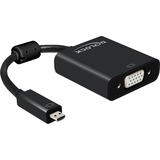 DeLOCK Adapter HDMI micro-VGA St-Bu schwarz, 17 cm (inkl. Anschlüsse)