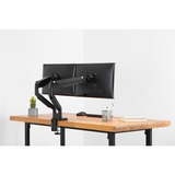 Digitus Universal Dual Monitorhalter, Monitorhalterung schwarz