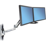 Ergotron LX HD Steh-Sitz-Arm für Wandmontage, Wandhalterung aluminium