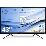 Philips Momentum 43, Public Display schwarz, HDR, UltraHD/4K, AmbiGlow, HDMI