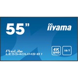 iiyama LE5540UHS-B1, Public Display schwarz, HDMI, Android, DVI, VGA, 4K