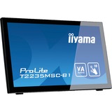 iiyama ProLite T2235MSC-B1, LED-Monitor 54.6 cm(21.5 Zoll), schwarz, DisplayPort, DVI-D, VGA, Lautsprecher