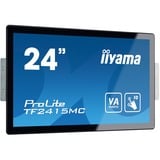 iiyama TF2415MC-B2, LED-Monitor 60.5 cm (23.8 Zoll), schwarz, FullHD, Touch, HDMI, DisplayPort