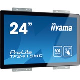 iiyama TF2415MC-B2, LED-Monitor 60.5 cm (23.8 Zoll), schwarz, FullHD, VA, Touch, HDMI, DisplayPort