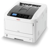 OKI C824dn, LED-Drucker grau/schwarz, USB, LAN