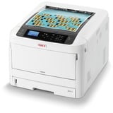 OKI C844dnw, LED-Drucker grau/schwarz, USB, LAN, WLAN, Duplex (Druck)