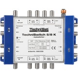 TechniSat TECHNISWITCH 5/8K, Multischalter silber/blau, Erweiterung für TechniSwitch 5/8G