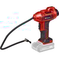 EINHELL Power X-Change Akku-Autokompressor CE-CC 18 Li-Solo, 18Volt rot/schwarz, ohne Akku und Ladegerät