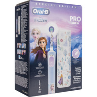  Oral-B Vitality Pro 103 Kids Frozen mit Reiseetui, Elektrische Zahnbürste hellblau/weiß