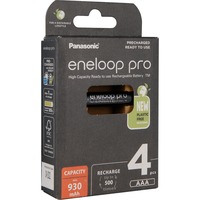 Panasonic Akku eneloop pro, Micro AAA 1,2V 4 Stück