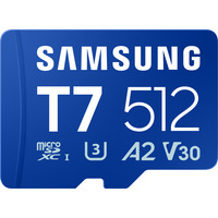 Samsung T7 microSDXC 512 GB, Speicherkarte blau