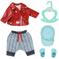 ZAPF Creation BABY born® Little Cool Kids Outfit 36cm, Puppenzubehör Jacke, Hose, Mütze, Schuhe und Kleiderbügel