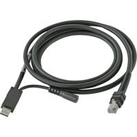 Zebra USB-Verbindungskabel CBA-U42-S07PAR schwarz, 2,1 Meter, gerade