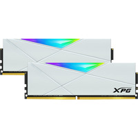 ADATA DIMM 32 GB DDR4-3200 (2x 16 GB) Dual-Kit, Arbeitsspeicher weiß, AX4U320016G16A-DW50, XPG Spectrix D50 RGB, INTEL XMP