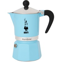 Bialetti Rainbow, Espressomaschine hellblau, 3 Tassen