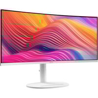 MSI Modern MD342CQPWDE, LED-Monitor 86.4 cm (34 Zoll), weiß, WQHD, VA, Curved, Adaptive-Sync, HDMI, Displayport, USB-C, 120Hz Panel