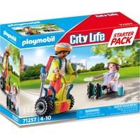 PLAYMOBIL 71257 City Life Starter Pack Rettung mit Balance-Racer, Konstruktionsspielzeug 