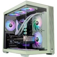 Thermaltake View 380 TG ARGB Matcha Green, Tower-Gehäuse hellgrün, Tempered Glass x 2