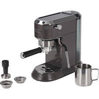 DeLonghi Dedica Arte EC885.GY, Espressomaschine grau/metall