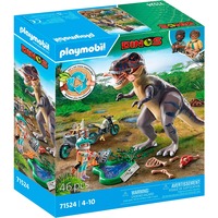 PLAYMOBIL 71524 Dinos T-Rex-Spurensuche, Konstruktionsspielzeug 