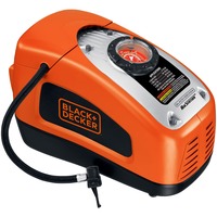 BLACK+DECKER Kompressor ASI300, 11bar, Luftpumpe orange/schwarz, 12 Volt Zigarettenzünder-Anschluss