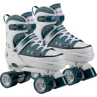 HUDORA Roller Skates Gr. 32-35, Rollschuhe blau/weiß, Sneaker-Look