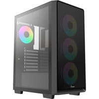 Ocypus Gamma C60 ARGB , Tower-Gehäuse schwarz, Tempered Glass